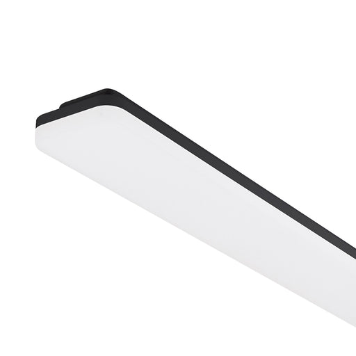 LED Slice Long 1200mm Dimmable Pri:240V 29W/38W 3K/4K Black - The Lighting Shop NZ