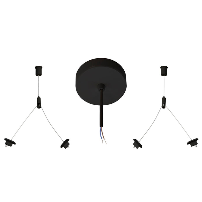 LED LED335-6-7 - Slice Pendant Accessory Black - The Lighting Shop NZ
