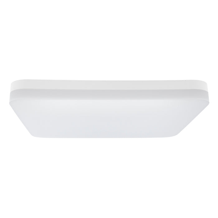 Slice Square Dim 400mm 29W/38W 3K/4K IP54 Uplight - White - The Lighting Shop NZ