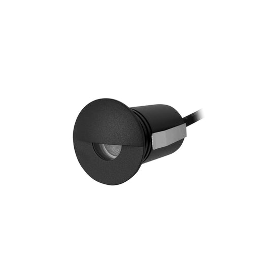 Exterior Eyelid Round Multi-Use Recess Black 316 Stainless Steel 2.5W 8-25V DC 2700K IP67 36 Degree Lens - The Lighting Shop NZ