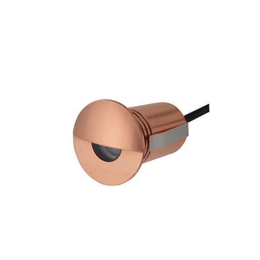 Exterior Eyelid Round Multi-Use Recess Copper 2.5W 24V DC - Dimmable 4000K IP67 60 Degree Lens - The Lighting Shop NZ