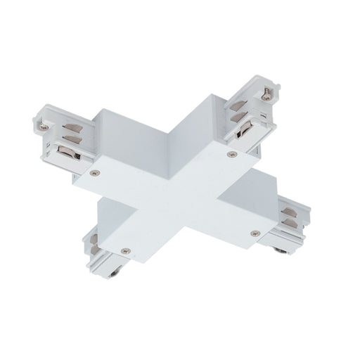 Track 3 Circuit X Connector-White - The Lighting Shop NZ