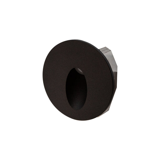 Recessed Stair/Wall Tread Round 3W DC 700mA CC IP65 3K-Black - The Lighting Shop NZ