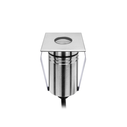 Exterior Square Multi-Use Recess 316 Stainless Steel 2.5W 24V DC RGBW IP67 19 Degree Lens - The Lighting Shop NZ