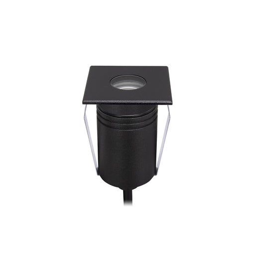 Exterior Square Multi-Use Recess Black 316 Stainless Steel 2.5W 8-25V DC 4000K IP67 19 Degree Lens - The Lighting Shop NZ