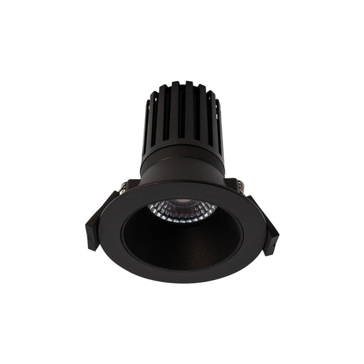 Design Standard 9.5W 2700K IP54 Recessed Downlight C/W UID Dimmable Driver 230mA CC - Black - The Lighting Shop NZ