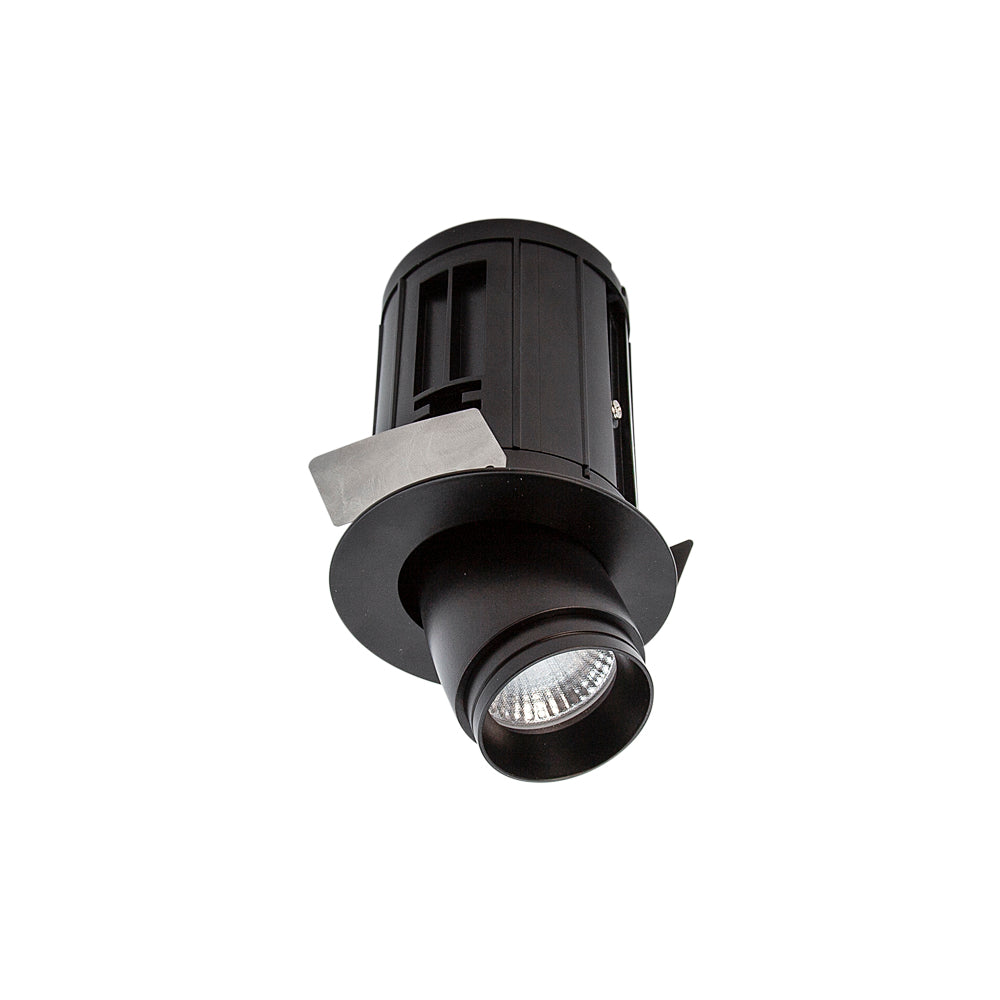 Recessed Drop/Tilt/Rotate 50deg Spot 6W 350mA 3K Black | The Lighting ...