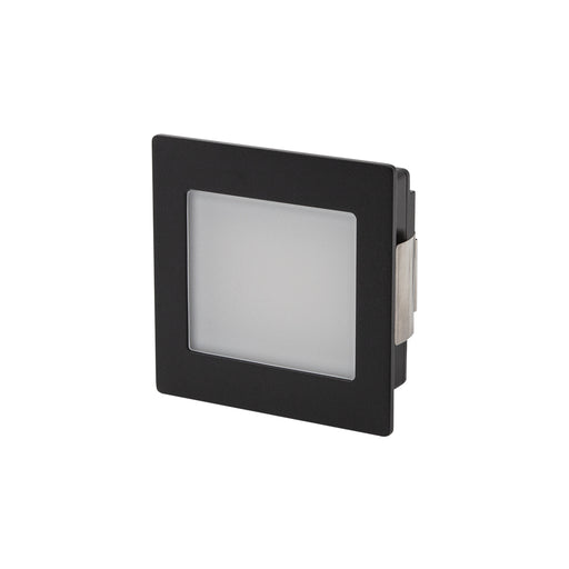 Designline Black Recessed Wall Light Frosted Diffuser 3W 700mA 3000K/4000K Switchable - Driver Not Included - The Lighting Shop NZ