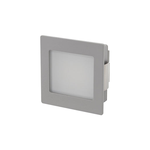 Designline Silver Recessed Wall Light Frosted Diffuser 3W 700mA 3000K/4000K Switchable - Driver Not Included - The Lighting Shop NZ