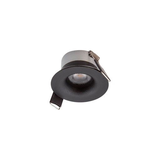 Downlight LED Recessed Fixed Low Glare Mini 3.3W 350mA 3K CC-Black - The Lighting Shop NZ