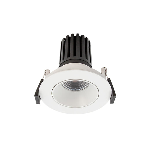 Design Standard Series X-Low Glare Downlight Tilt 9.5W 230mA CC IP54 IC-F/IC-4 c/w UID Dimmable Driver 2700K - White - The Lighting Shop NZ