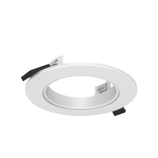 White Adaptor Plate Kit Flush Fit for 100-135mm Cut Outs (145mm OD) Supplied with Spring clips - Suits R750 - The Lighting Shop NZ