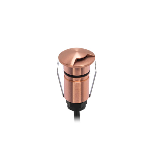 Exterior Round One-Way Multi-Use Mini Recess Copper 1W 24V DC RGBW IP67 - The Lighting Shop NZ