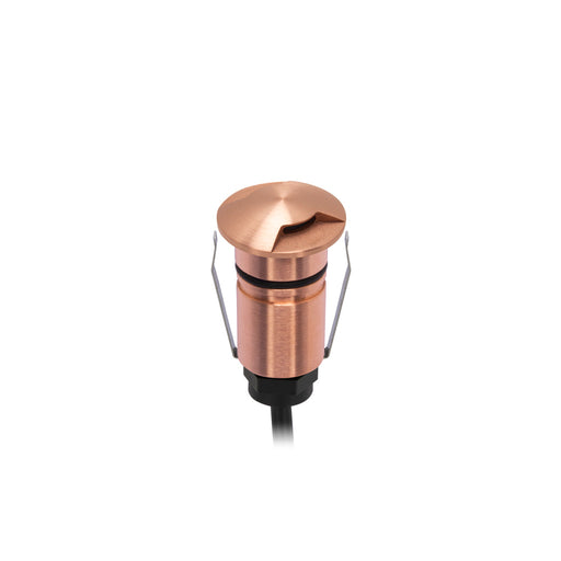 Exterior Round Two-Way Multi-Use Mini Recess Copper 1W 8-25V DC 4000K IP67 - The Lighting Shop NZ