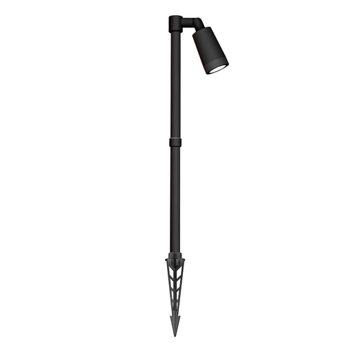 Exterior Spike Spot Tall IP65 7W Dim 24V DC CV 2700K-Black - The Lighting Shop NZ