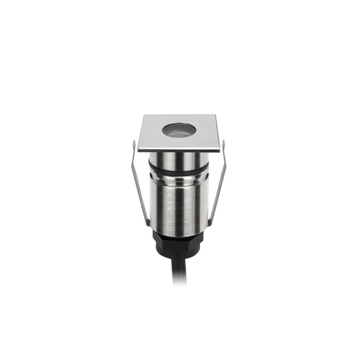 Exterior Square Multi-Use Mini Recess 316 Stainless Steel 1W 8-25V DC 2700K IP67 36 Degree Lens - The Lighting Shop NZ