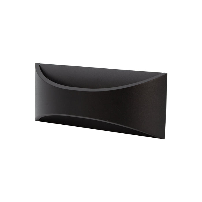 Exterior LED Ext Wall Mt 6W Pri:240V 3000K Black/Black - The Lighting Shop NZ