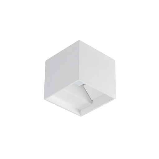 Exterior/Interior LED Cube Adj Beam Dimmable Dri 7W Pri:240V 3K-White - The Lighting Shop NZ