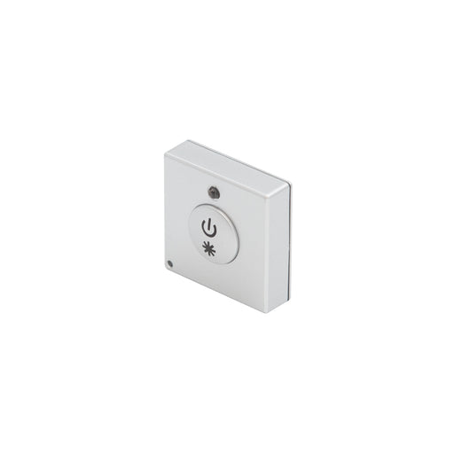 RF Dimmer Wireless Mini Button Square - Silver - The Lighting Shop NZ