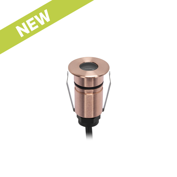 COPPER EXTERIOR RECESSED MINI STANDARD UP OR DOWN - The Lighting Shop NZ