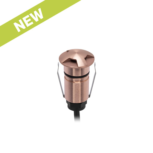 COPPER EXTERIOR RECESSED MINI 3-WAY 8-25V DC - The Lighting Shop NZ