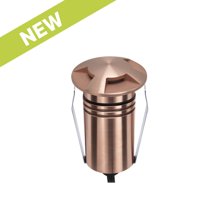 COPPER EXTERIOR RECESSED 3-WAY (Dimmable) - The Lighting Shop NZ