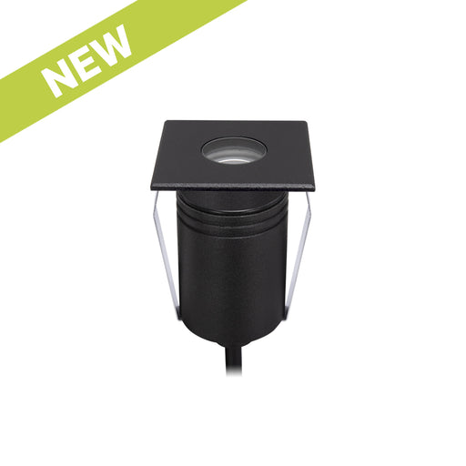 BLACK EXTERIOR RECESSED STANDARD UP OR DOWN 8-25V DC (Dimmable) - The Lighting Shop NZ