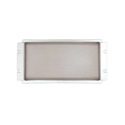 Exterior Plastic Wall Light IP54 - Kit Series 1 X 18W Fluorescent Plain White 263L * 125D * 130H - The Lighting Shop