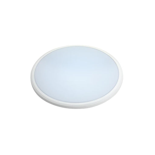 20W 3K Warm White Interior LED Ceiling / Wall Button White 350Ø * 50mmHeight - The Lighting Shop