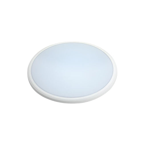 20W 4K Natural White Interior LED Ceiling / Wall Button White 350Ø * 50mmHeight - The Lighting Shop