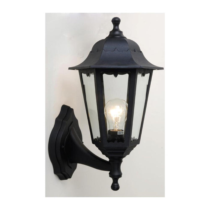 230V Exterior Plastic Outdoor Living Area Convertible Wall Lantern E27 IP54 Incldue LED Filament Lamp 402H * 222W * 261D - The Lighting Shop