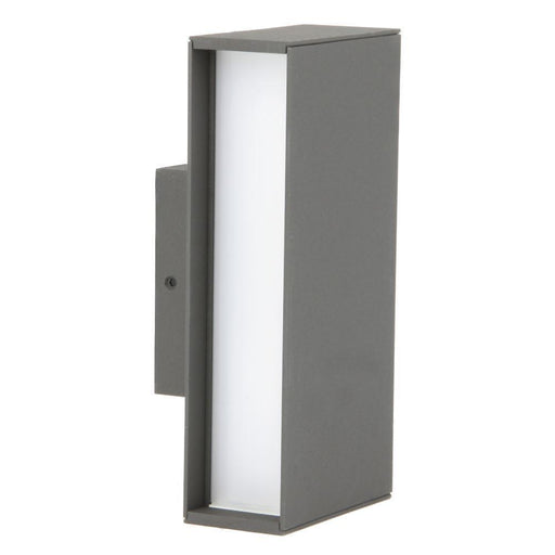 230V  3000K Warm White Exterior Aluminium LED 2-Way Surface Mount Wall Light IP54 210H * 100W * 78D - The Lighting Shop