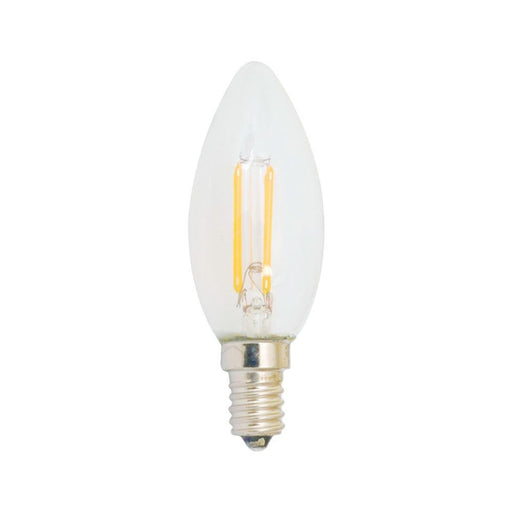 230V LED CAndle Filament Lamp (E14) 2700K Warm White - The Lighting Shop