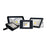 230V 30W LED Floodlight IP65 4K Natural White Black/White Without Sensor 210mm x 147mm x 37mm - The Lighting Shop
