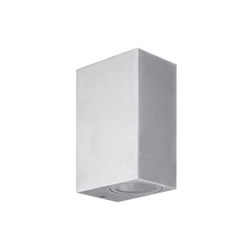230V Aluminium Surface Mount Up / Down Wall Light IP54 140H * 50W * 50D - The Lighting Shop