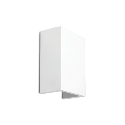 Paintable Plaster Surface Mounted Wall Light 3K (Warm White) Dimensions (mm): 100 * 50 * 160 - The Lighting Shop