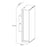 230V  3000K Warm White Exterior Aluminium LED 2-Way Surface Mount Wall Light IP54 210H * 100W * 78D - The Lighting Shop