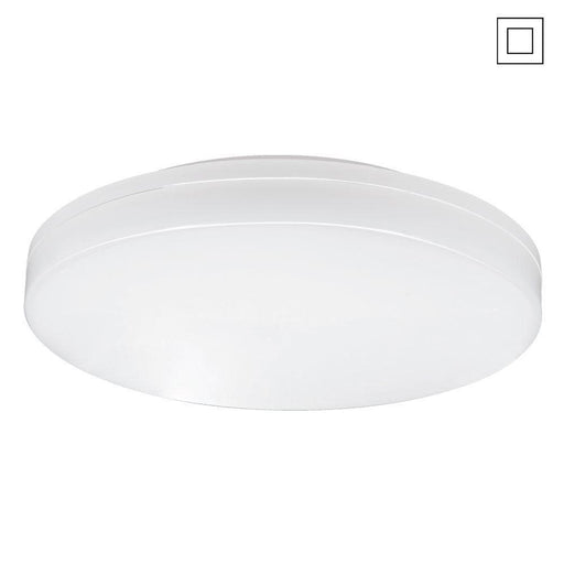 24W 4K Natural White Exterior/Interior Ceiling/Wall Round LED Button IP54 - The Lighting Shop