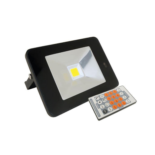 230V IP65 Floodlight Sensor Black 4000K Natural White 20W 180mm * 126mm * 36mm - The Lighting Shop