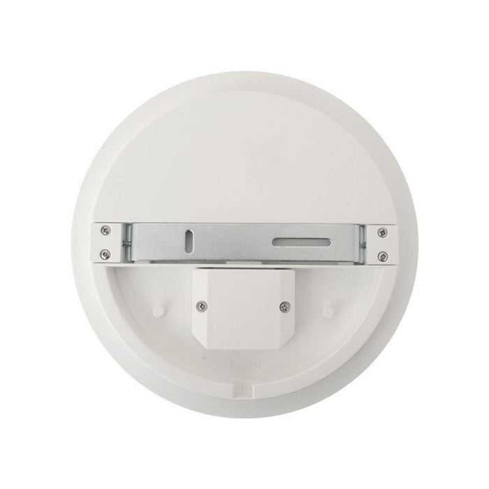 230V 18W 4K Natural White Exterior/Interior Ceiling/Wall Round LED Button IP54 280Ømm * 48mmHeight - The Lighting Shop