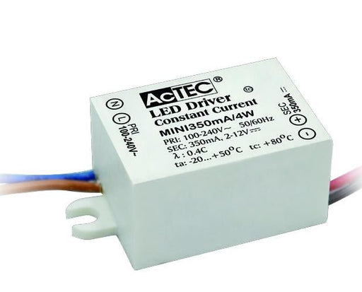 IP65 350Ma 4W Mini Non Dimmable Driver Constant Current L38 X W27 X H21mm - The Lighting Shop