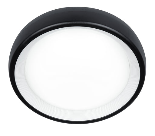 13W LED Exterior Ceiling Button Range Black 3000K Warm White D245 * H74mm - The Lighting Shop