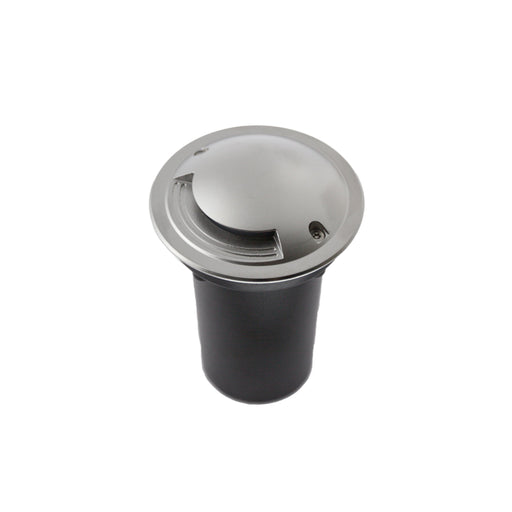 3W Exterior Inground Drive Over LED Round IP67 Warm White Stainless Steel - The Lighting Shop