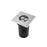6W Exterior Inground Asymmetric Square Asymmetric 45° IP67 6W 24V Stainless Steel - The Lighting Shop
