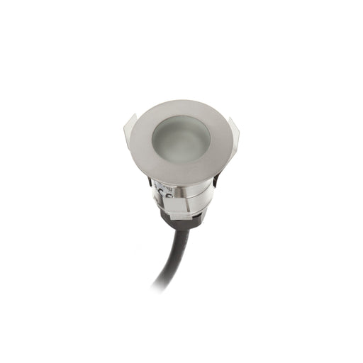 1.2W IP67 Exterior LED Deck Round Warm White 3K Stainless Steel Cutout: 36mm - The Lighting Shop