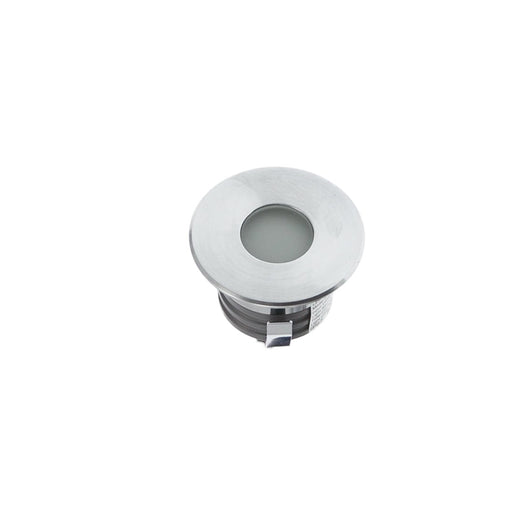 1.5W Exterior Round Recessed Deck Light Ambient Low Glare IP67 3X0.4W 24V Stainless Steel - The Lighting Shop