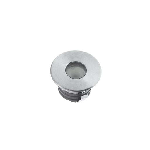 2W Exterior Recessed Deck Light Round Uplight 45° IP67 2W 24V Stainless Steel - The Lighting Shop