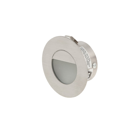 1.2W Low Glare Wallstair 90Lm 3000K Warm White, Cutout: 60mm - BRUSHED STAINLESS STEEL - The Lighting Shop