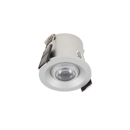2W Recess Mini Eyeball 3000K Warm White DIA: 45mm - SILVER - The Lighting Shop