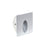 3W Square Low Glare Darklight Wall / Stair Tread Warm White 3K Brush Aluminium Cutout: 65mm - The Lighting Shop